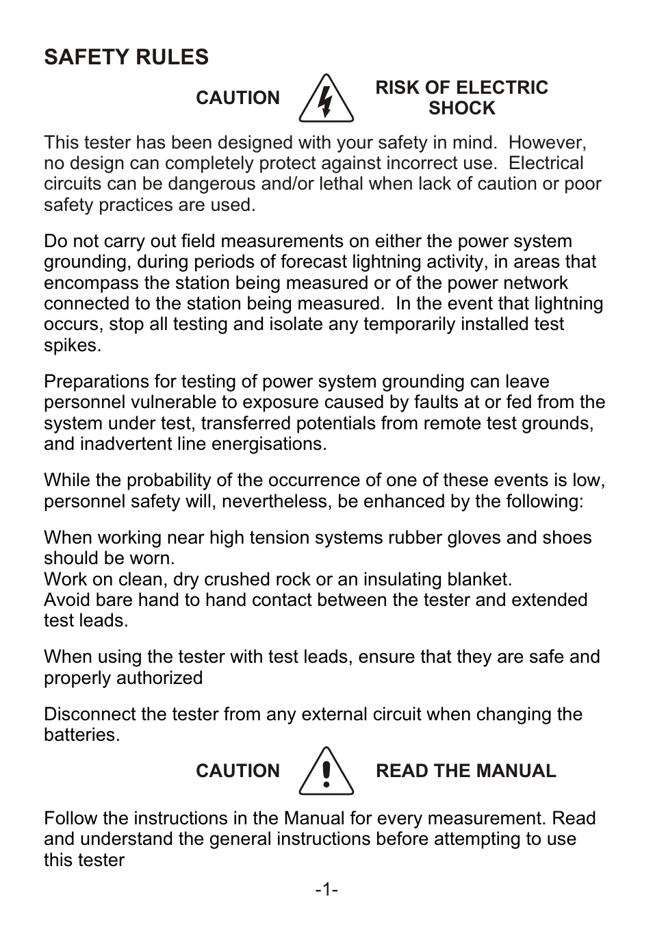 Index page | B&K Precision 302 - Manual User Manual | Page 3 / 16