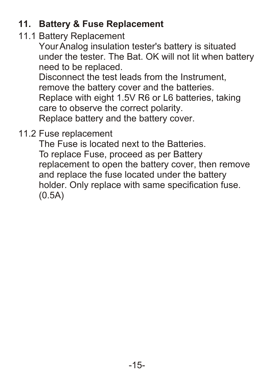 B&K Precision 307A - Manual User Manual | Page 17 / 21