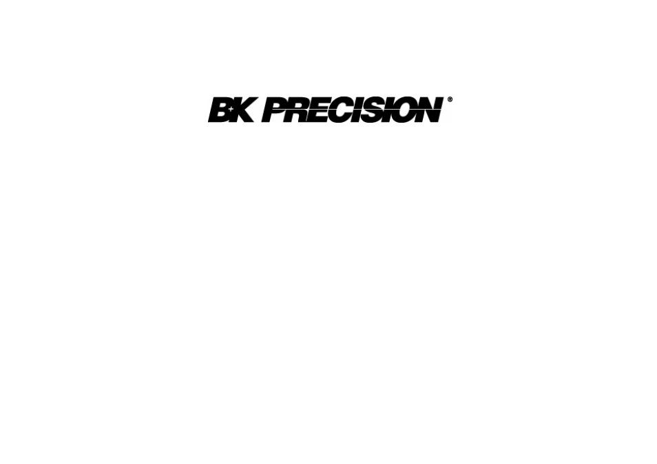 B&K Precision 600 - Manual User Manual | Page 18 / 18