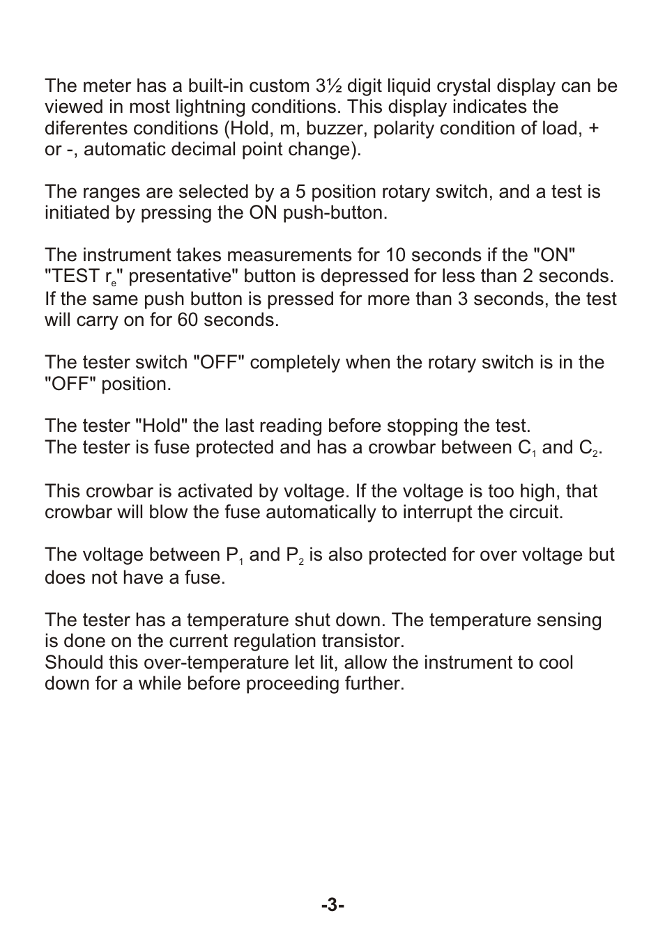B&K Precision 310 - Manual User Manual | Page 5 / 20