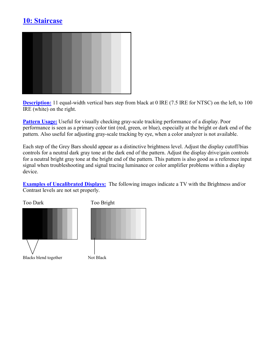 Staircase | B&K Precision 1253 - Manual User Manual | Page 18 / 37