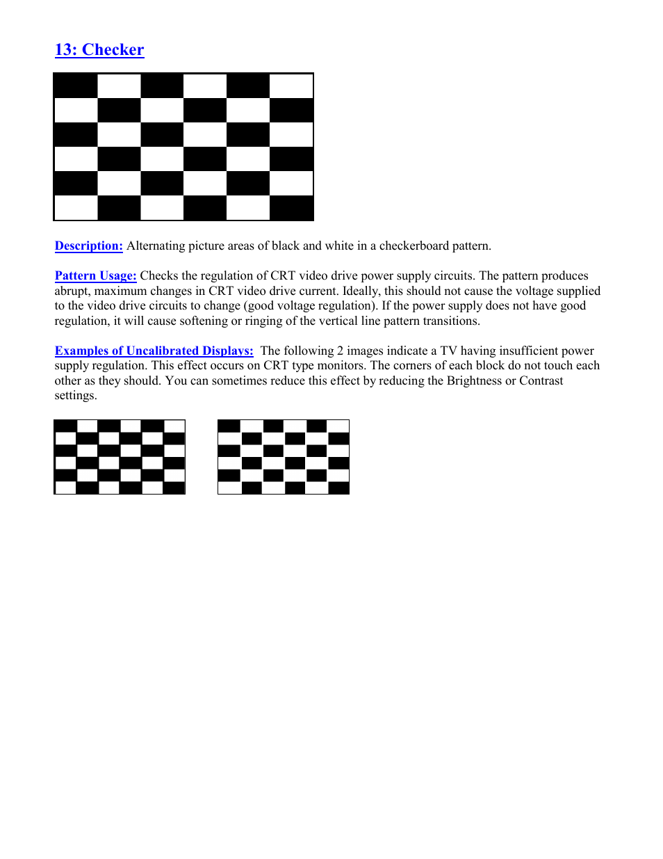 Checker | B&K Precision 1253 - Manual User Manual | Page 21 / 37