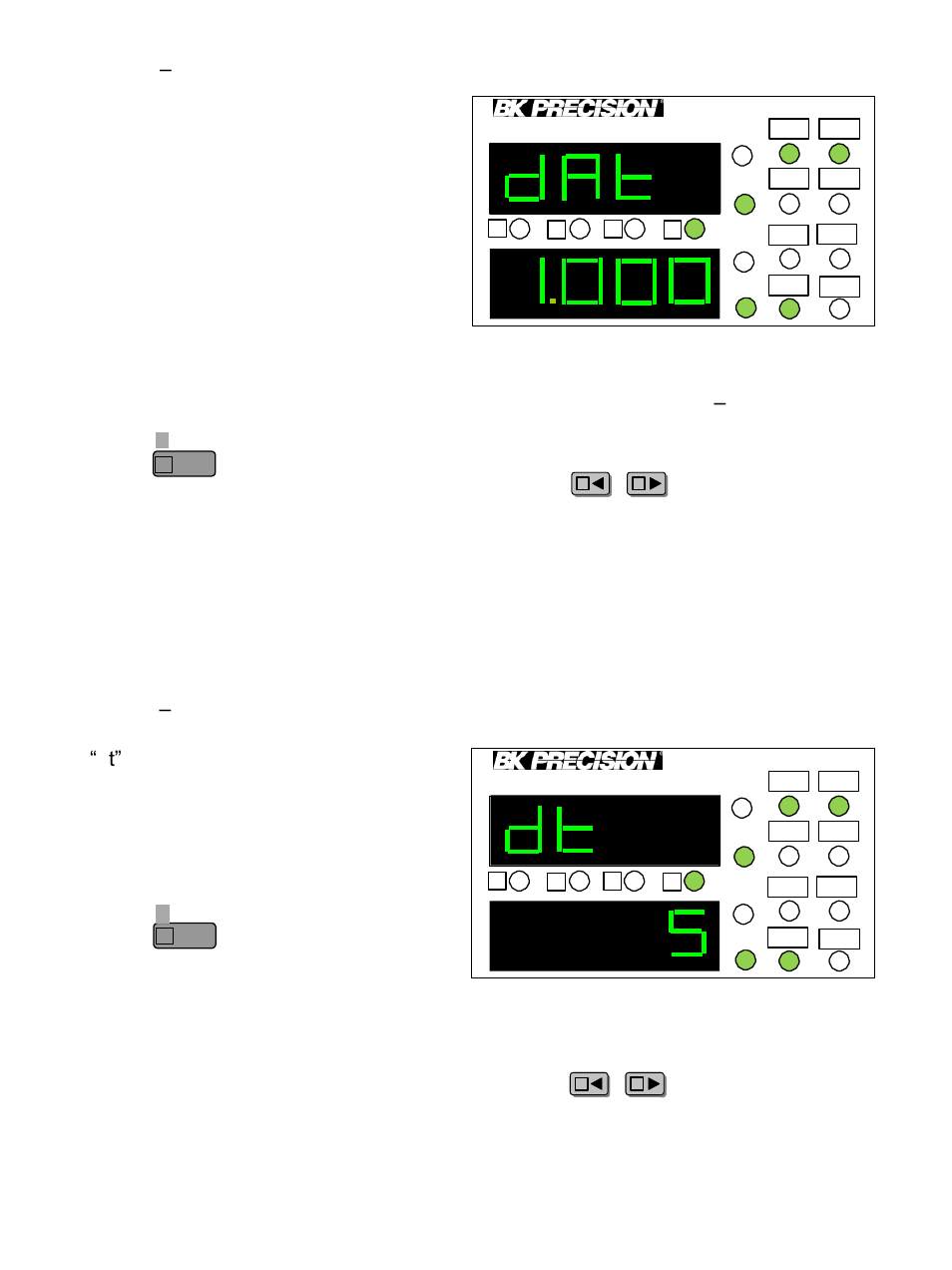 Step 3 – select step value, Press, Step 4 – select delay time | Seconds, The next parameter | B&K Precision 8540 - Manual User Manual | Page 18 / 30