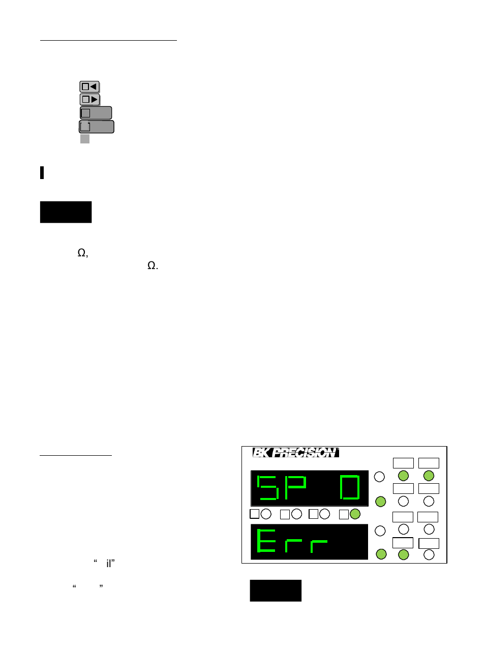 Caution | B&K Precision 8540 - Manual User Manual | Page 24 / 30