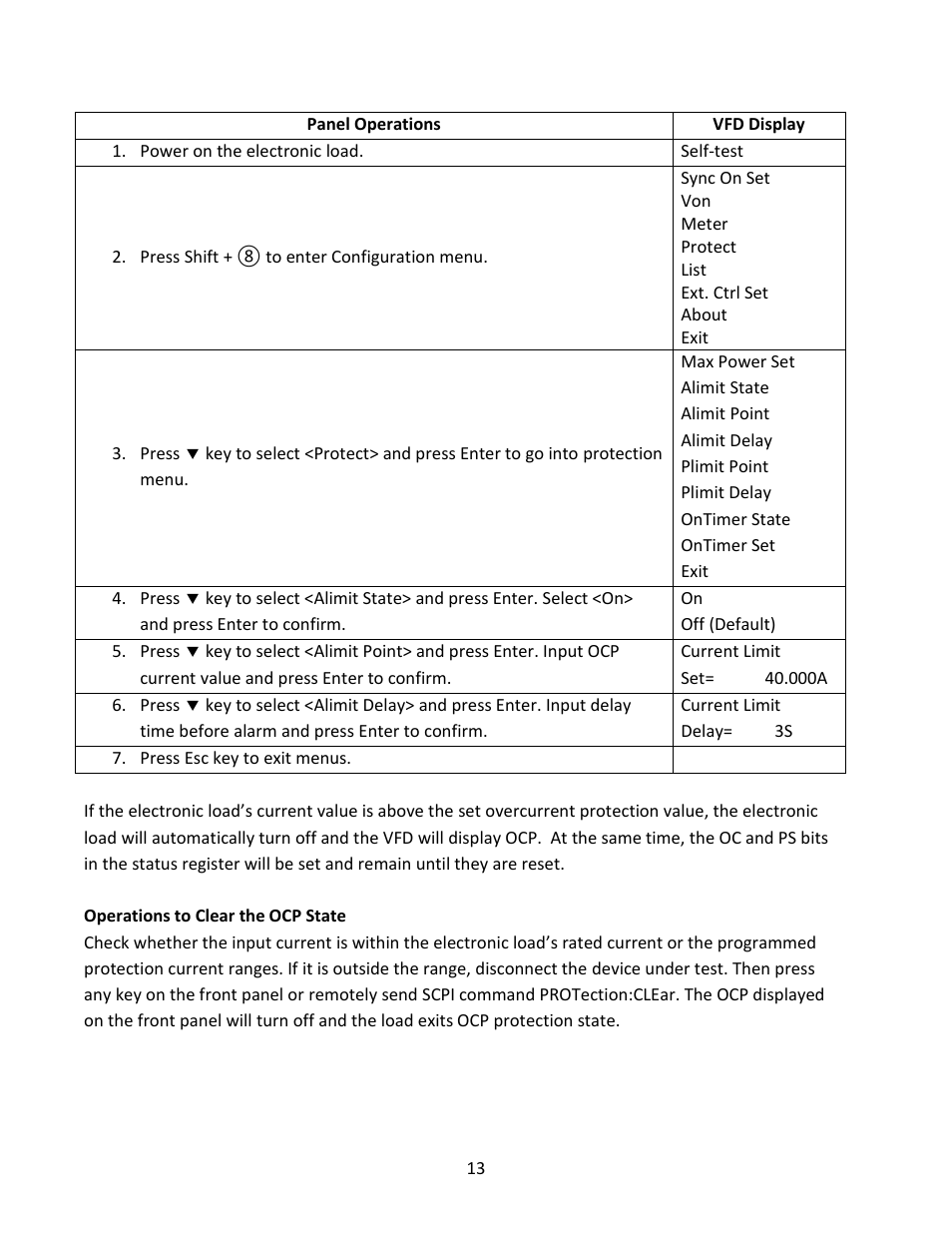 Overpower protection (opp) | B&K Precision MDL Series - Manual User Manual | Page 13 / 80