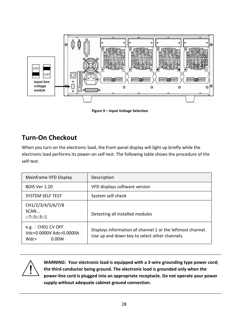 Turn-on checkout | B&K Precision MDL Series - Manual User Manual | Page 28 / 80