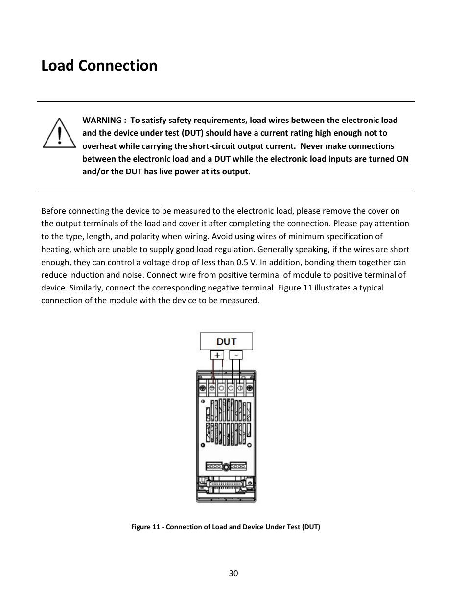 Load connection | B&K Precision MDL Series - Manual User Manual | Page 30 / 80