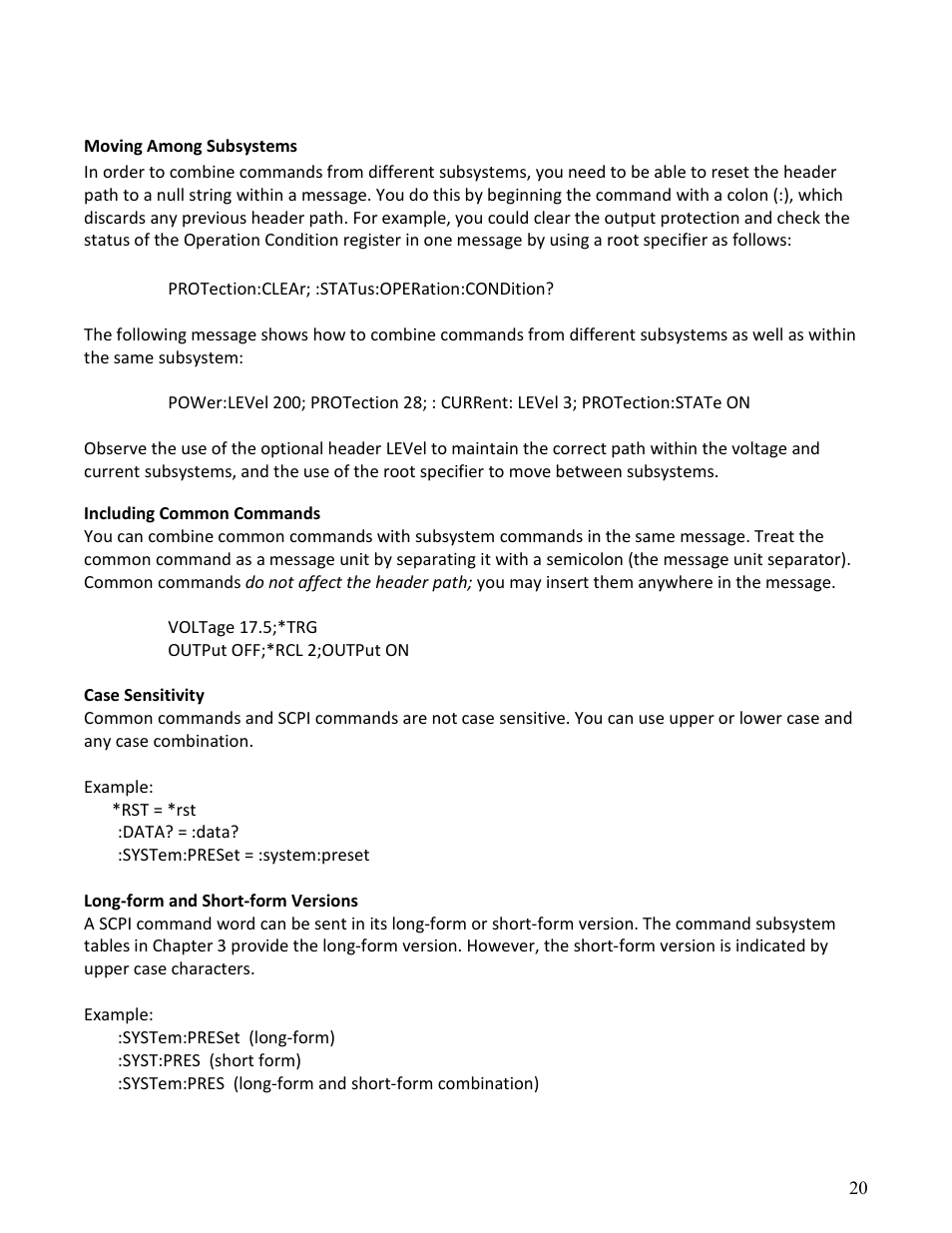 B&K Precision MDL Series - Programming Manual User Manual | Page 20 / 97