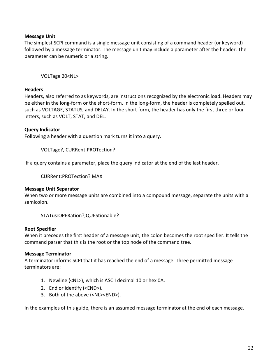 B&K Precision MDL Series - Programming Manual User Manual | Page 22 / 97