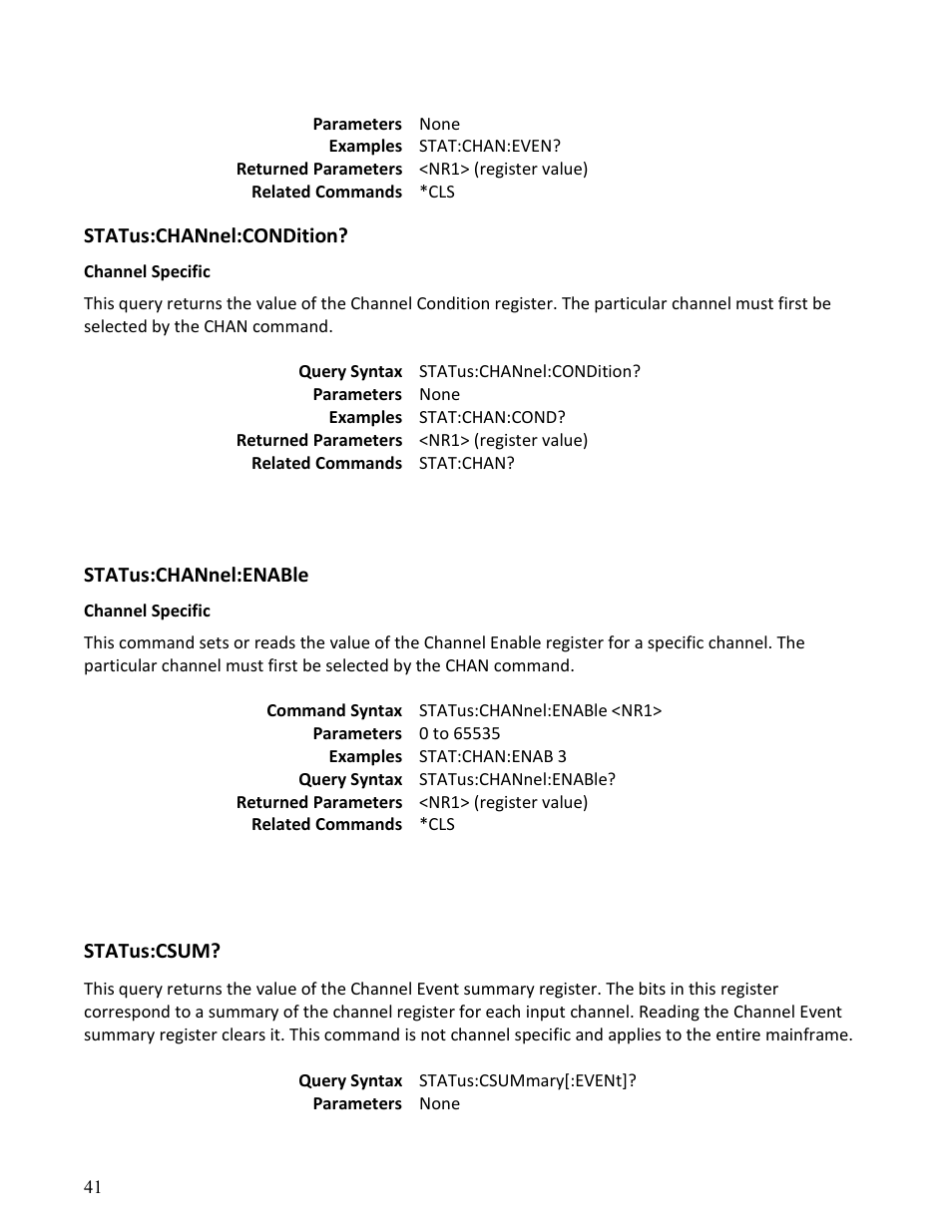 B&K Precision MDL Series - Programming Manual User Manual | Page 41 / 97