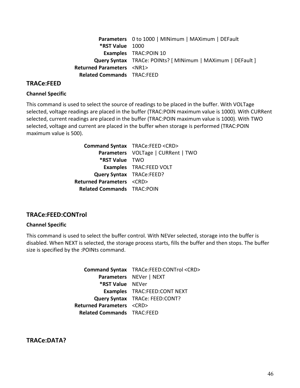 B&K Precision MDL Series - Programming Manual User Manual | Page 46 / 97