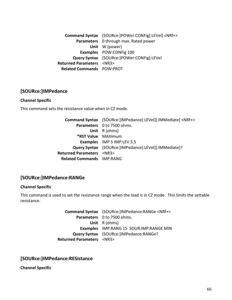 B&K Precision MDL Series - Programming Manual User Manual | Page 66 / 97