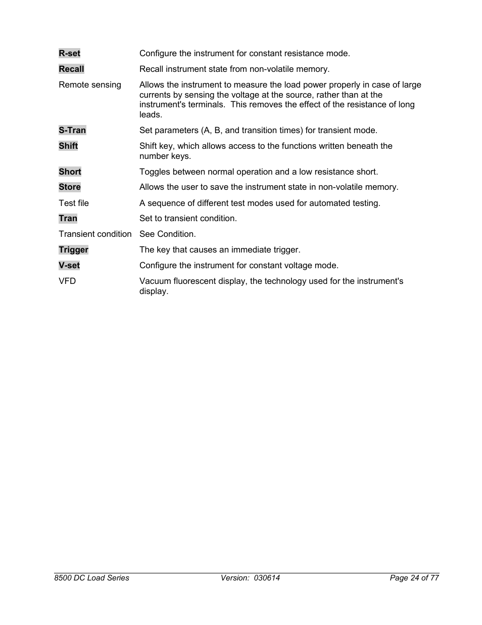 B&K Precision 8500-8526 - Manual User Manual | Page 24 / 77