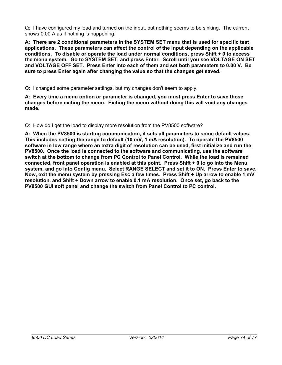 B&K Precision 8500-8526 - Manual User Manual | Page 74 / 77