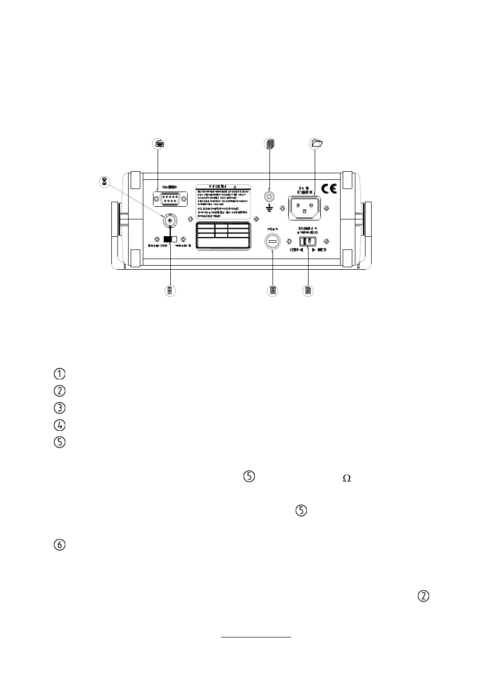 13 fig (3) rear panel | B&K Precision 1823A - Manual User Manual | Page 13 / 24