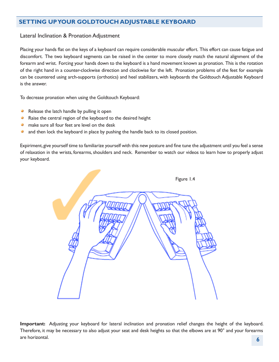 BakkerElkhuizen Goldtouch Adjustable V2 User Manual | Page 7 / 13