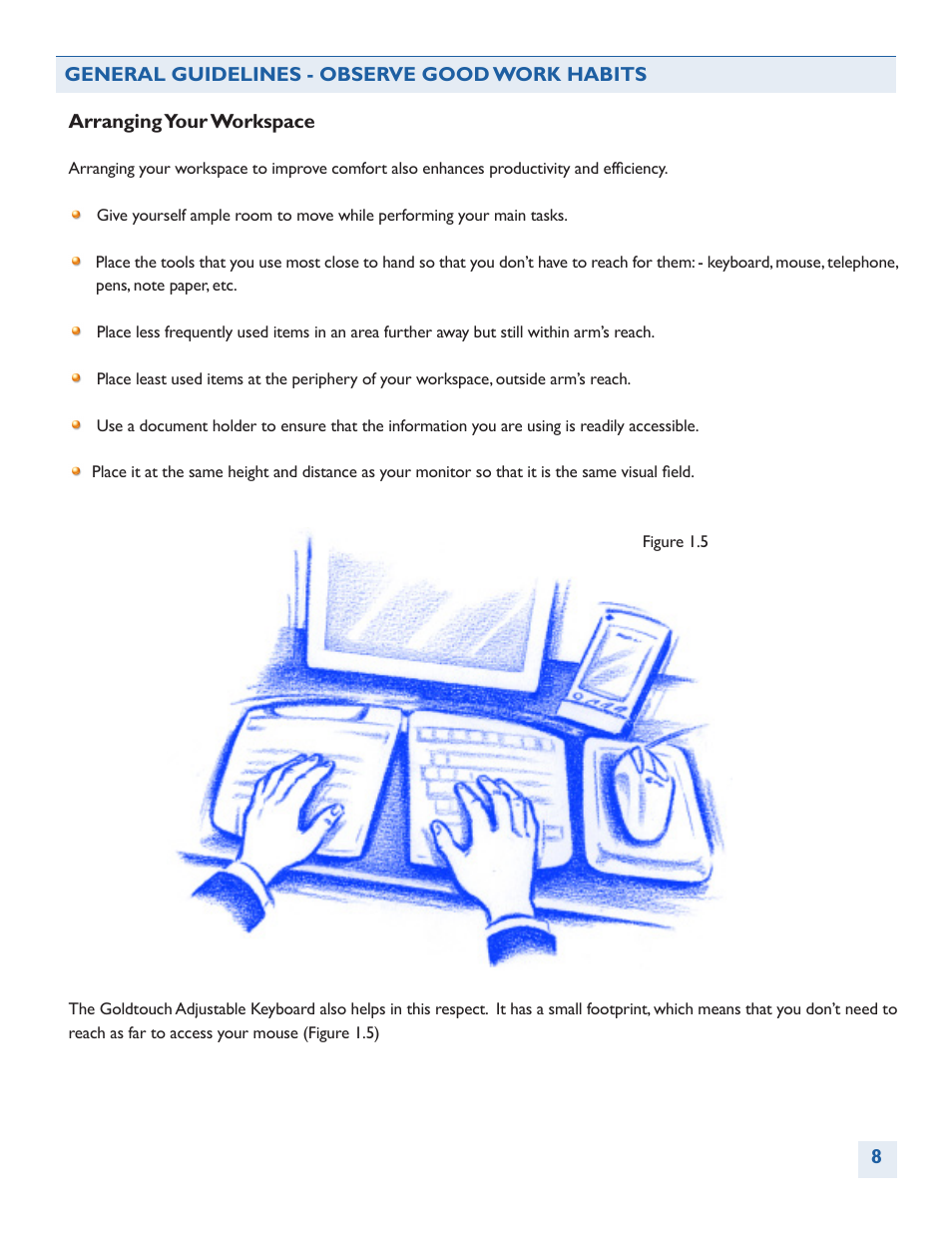 BakkerElkhuizen Goldtouch Adjustable V2 User Manual | Page 9 / 13