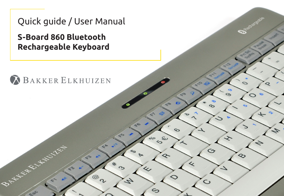 BakkerElkhuizen S-board 860 Bluetooth Re User manual User Manual | 4 pages