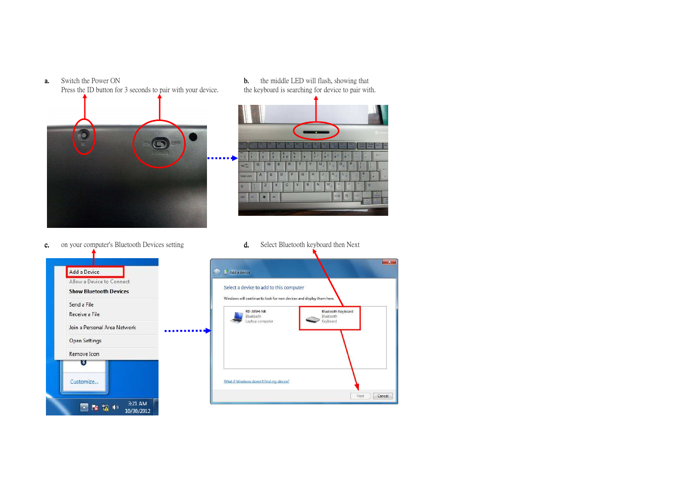 BakkerElkhuizen S-board 860 Bluetooth Re connecting User Manual | 2 pages
