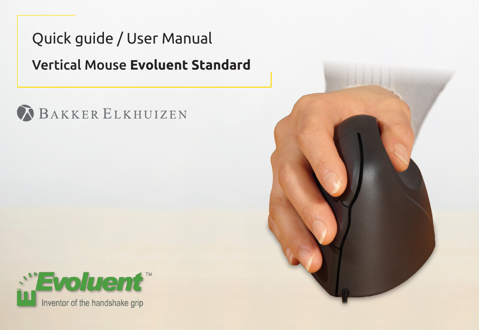 BakkerElkhuizen Evoluent Standard Right User Manual | 5 pages