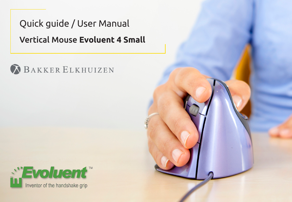 BakkerElkhuizen Evoluent4 Right Small User Manual | 8 pages