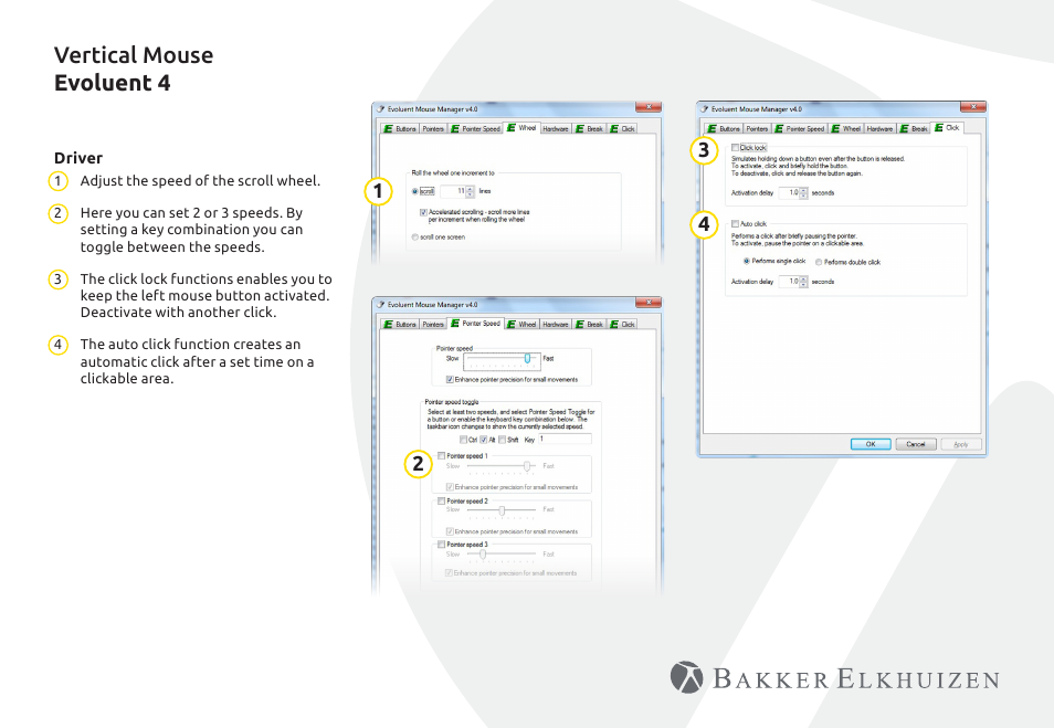 Vertical mouse evoluent 4 | BakkerElkhuizen Evoluent4 User Manual | Page 7 / 8