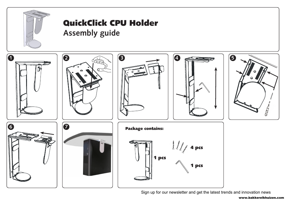 BakkerElkhuizen Universal QC User Manual | 1 page