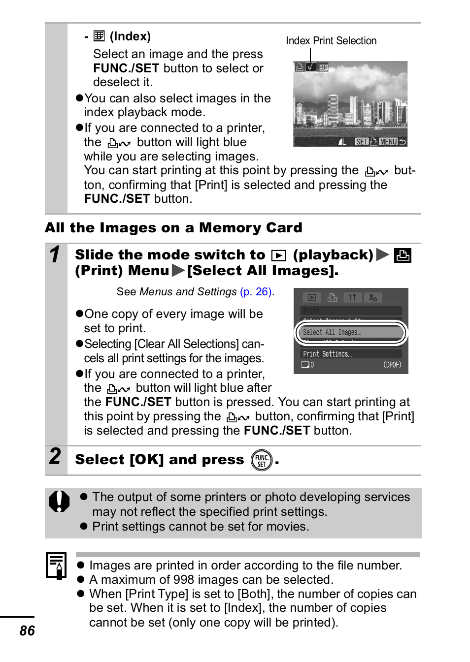 Canon IXUS 60 User Manual | Page 88 / 131