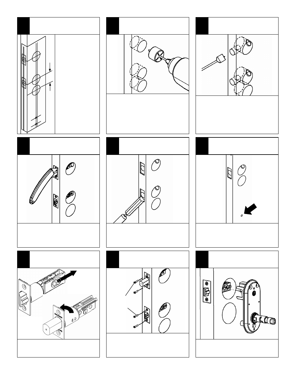 Baldwin Ashton Two-Point Lock Handleset User Manual | Page 2 / 4