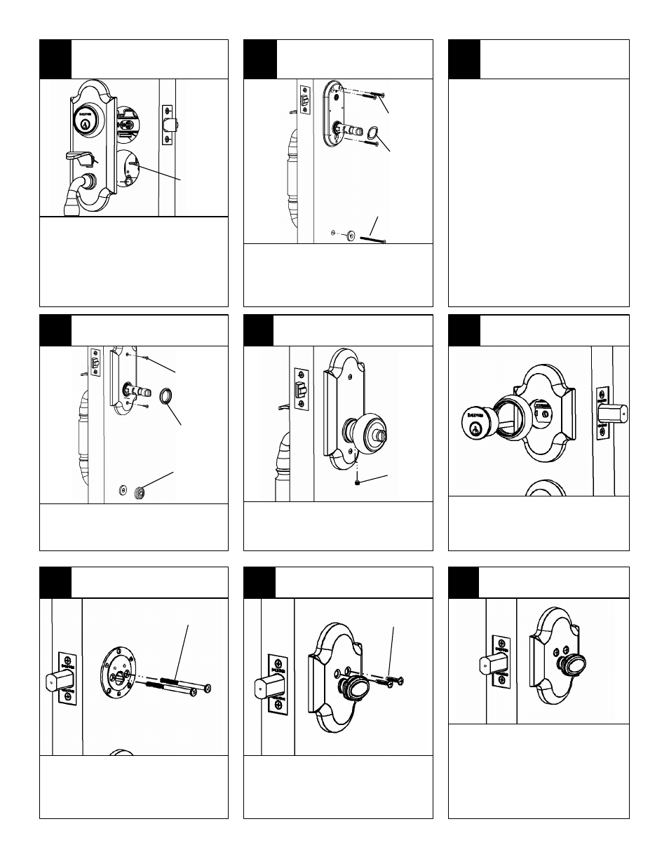 Baldwin Ashton Two-Point Lock Handleset User Manual | Page 3 / 4