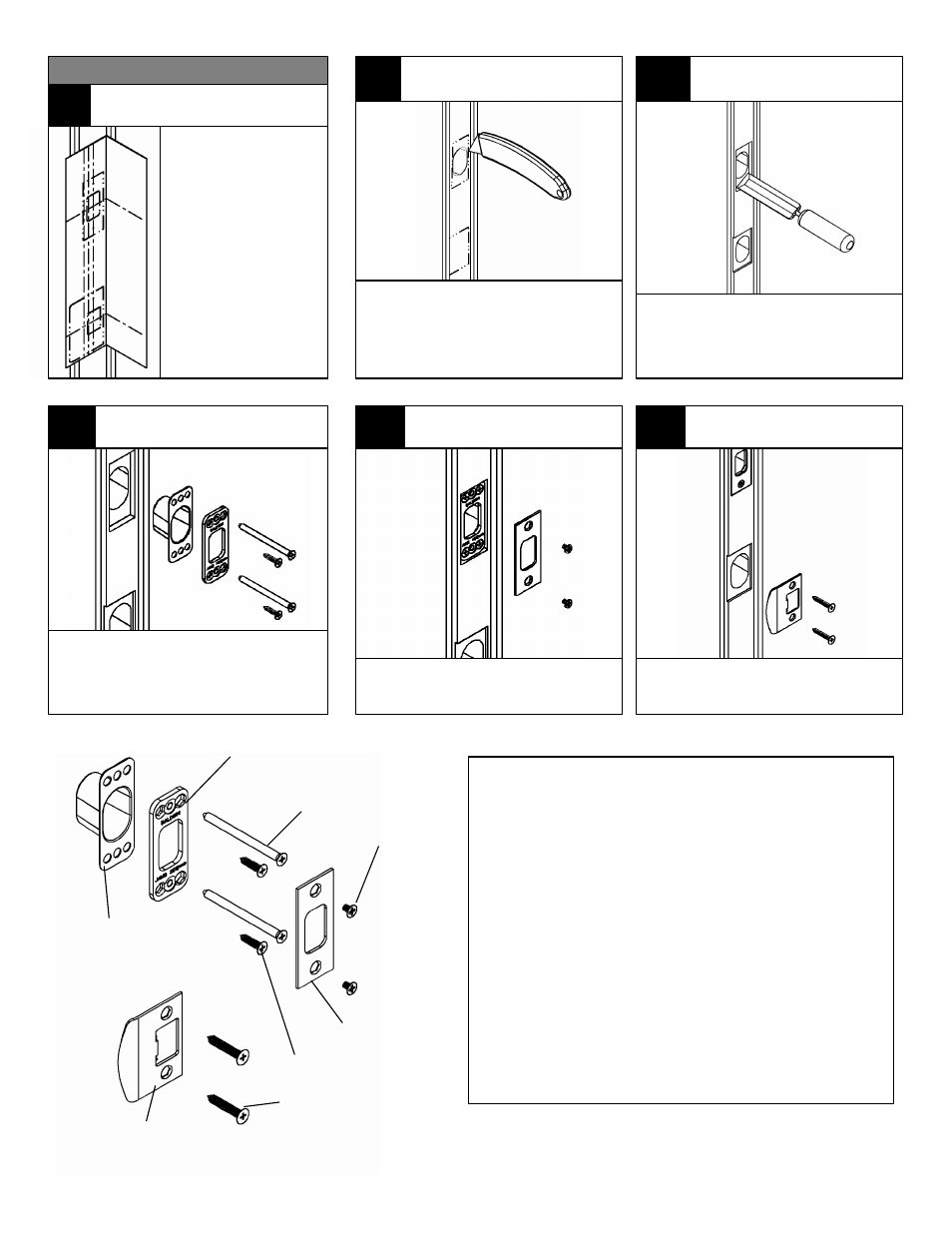 Baldwin Ashton Two-Point Lock Handleset User Manual | Page 4 / 4