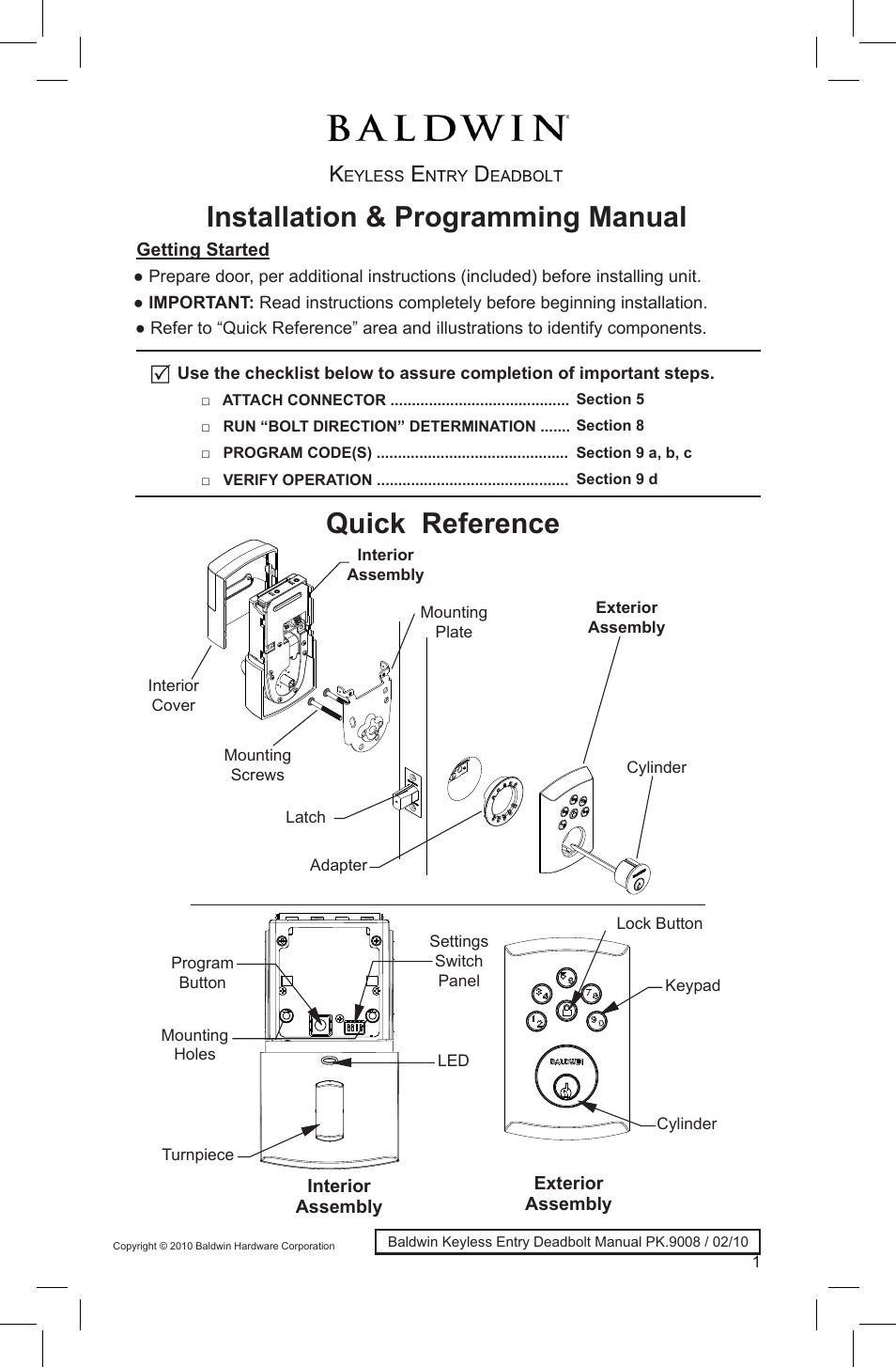 Baldwin Soho AC Z-Wave Deadbolt User Manual | 27 pages