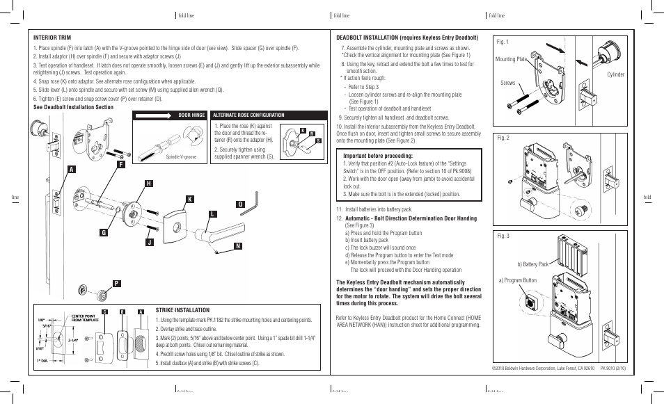 Baldwin Soho 3_4 Escutcheon Handleset User Manual | Page 2 / 2