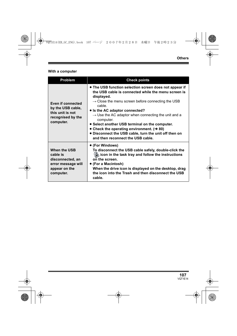 Panasonic SDR-S10 User Manual | Page 107 / 120