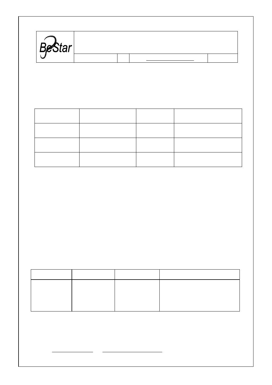 BeStar BLS1525-11-08H05 LF User Manual | 6 pages