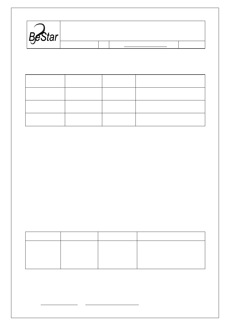BeStar BMS1511F-11C-08H03P LF User Manual | 12 pages
