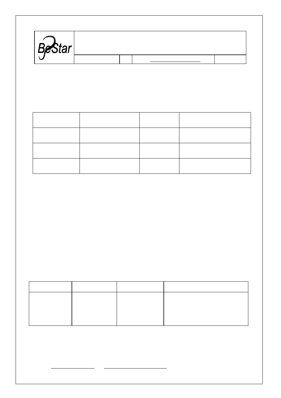 BeStar BLS1436-08H10.5-W100-BOX LF User Manual | 6 pages