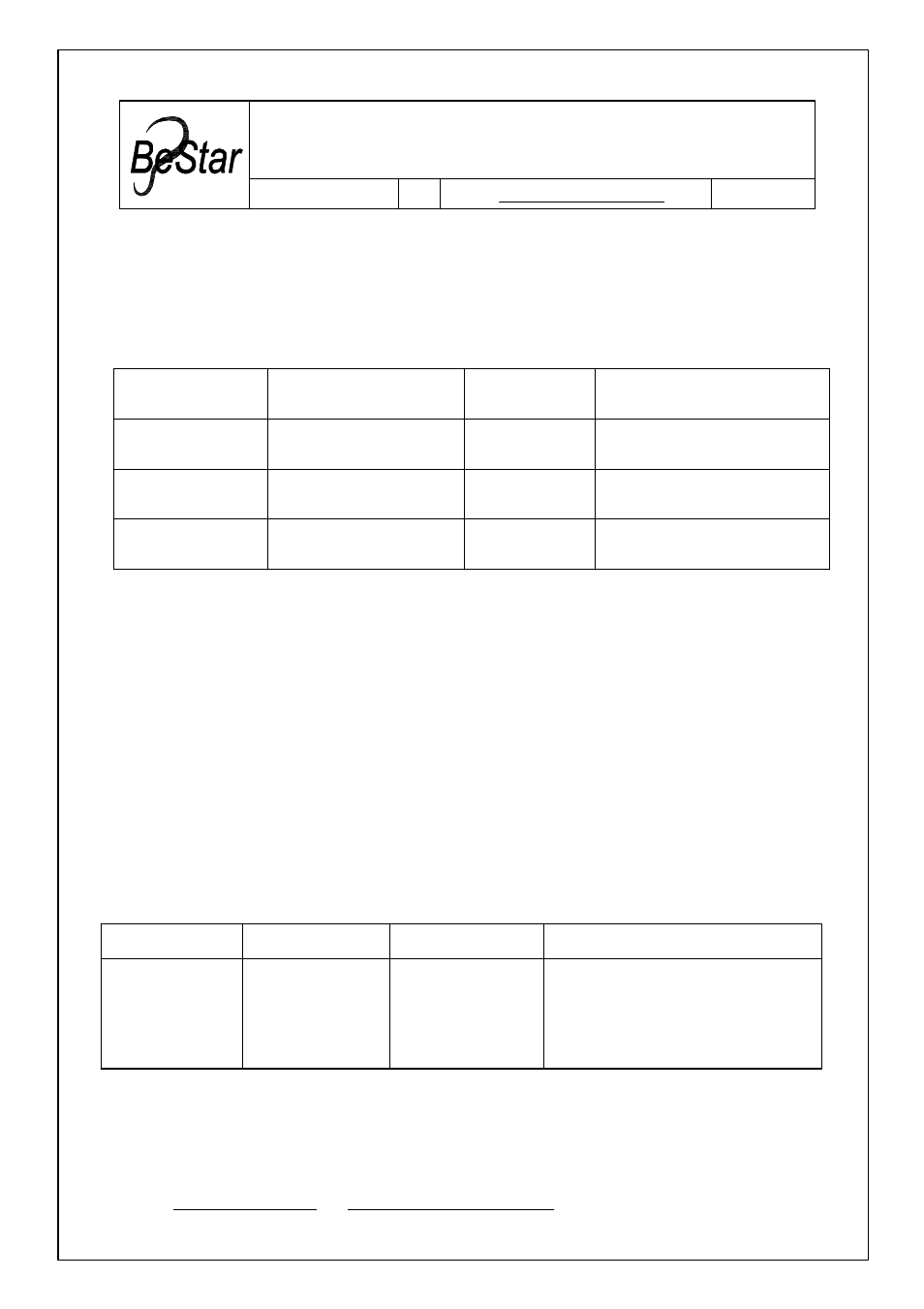 BeStar BLS1425-11-08H5.2 LF User Manual | 6 pages