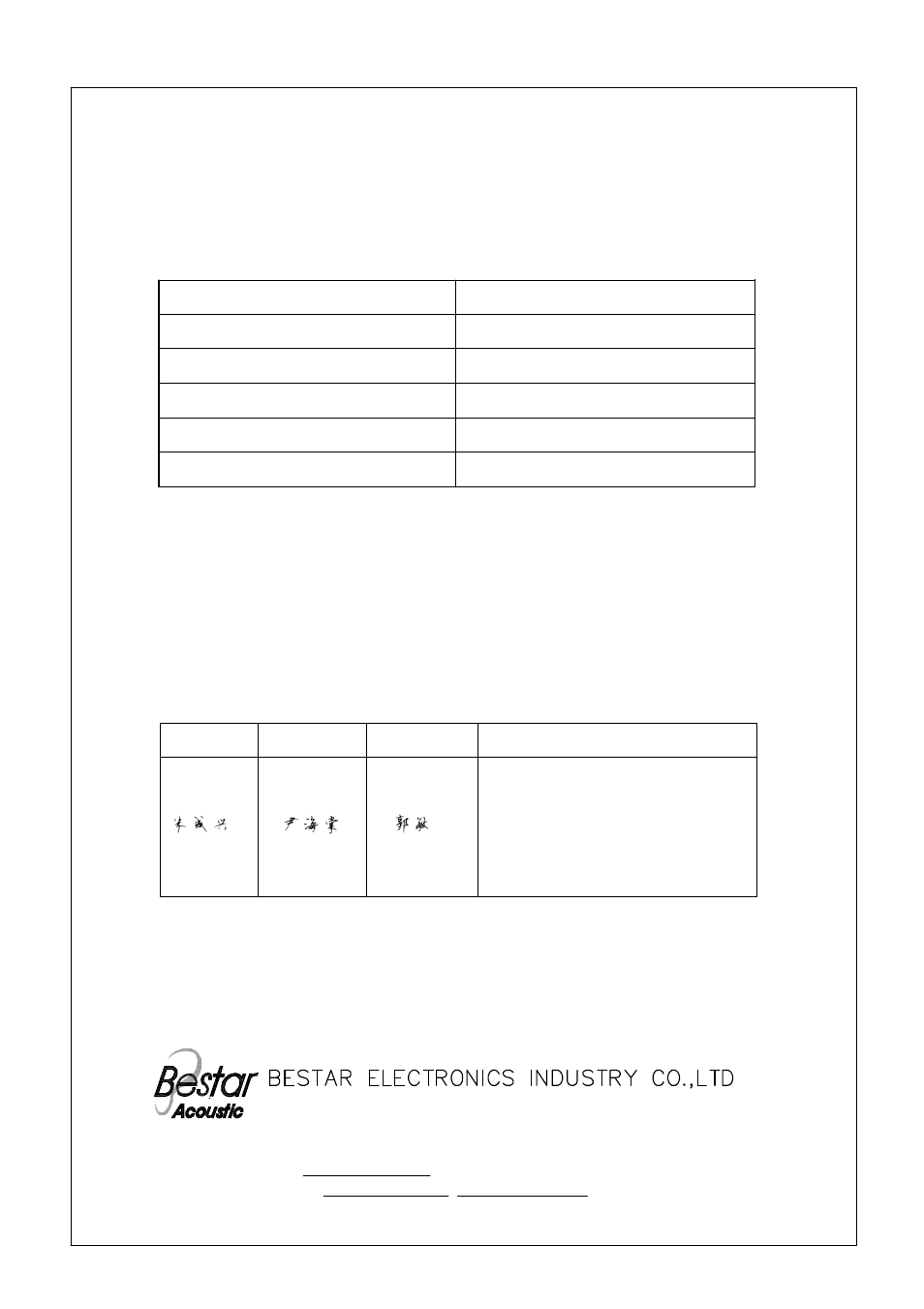 BeStar BSR1813-11C-08H05RW025 LF User Manual | 7 pages