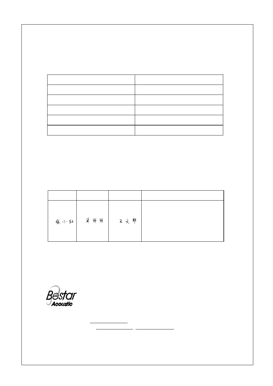 BeStar BMS15-11C-08H3.5RW055 LF User Manual | 6 pages