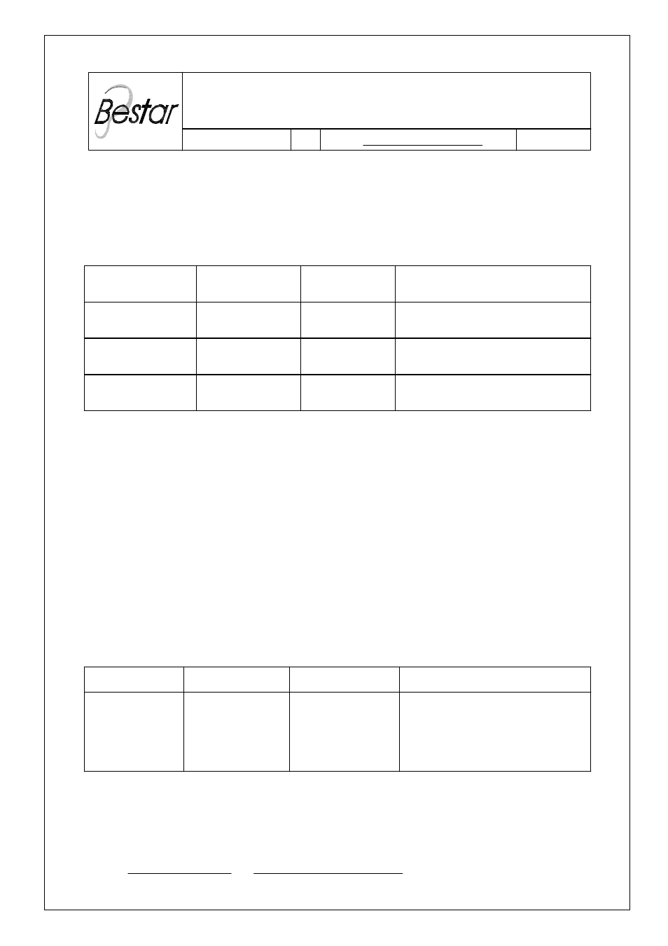 BeStar BLS2040-11-08H8.8-BOX LF User Manual | 7 pages