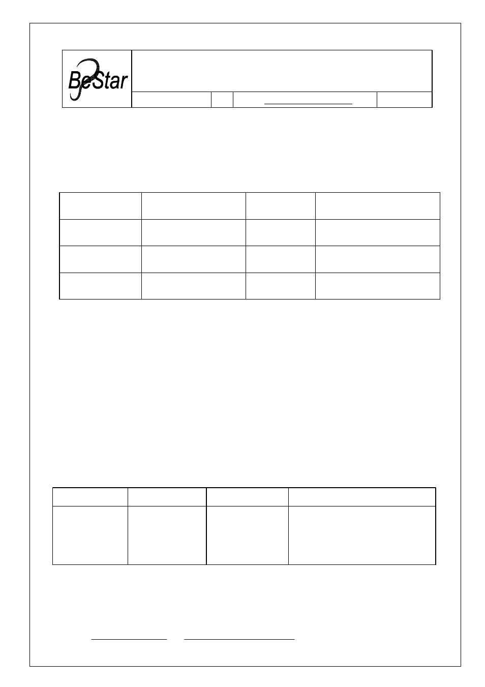 BeStar BLS1635-11-08H6.5 LF User Manual | 6 pages