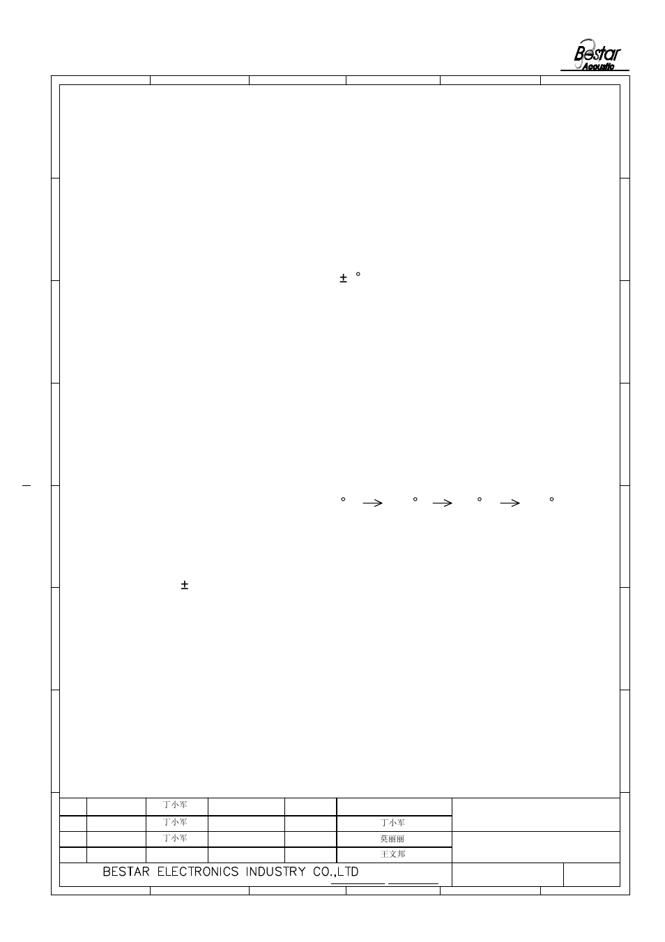 Reliability test, Speaker | BeStar BMS36-12B-16H4.8CW100JLF User Manual | Page 4 / 6