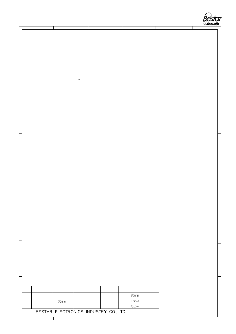 Notice, Speaker | BeStar BDT3032H12.8-04 LF User Manual | Page 4 / 9