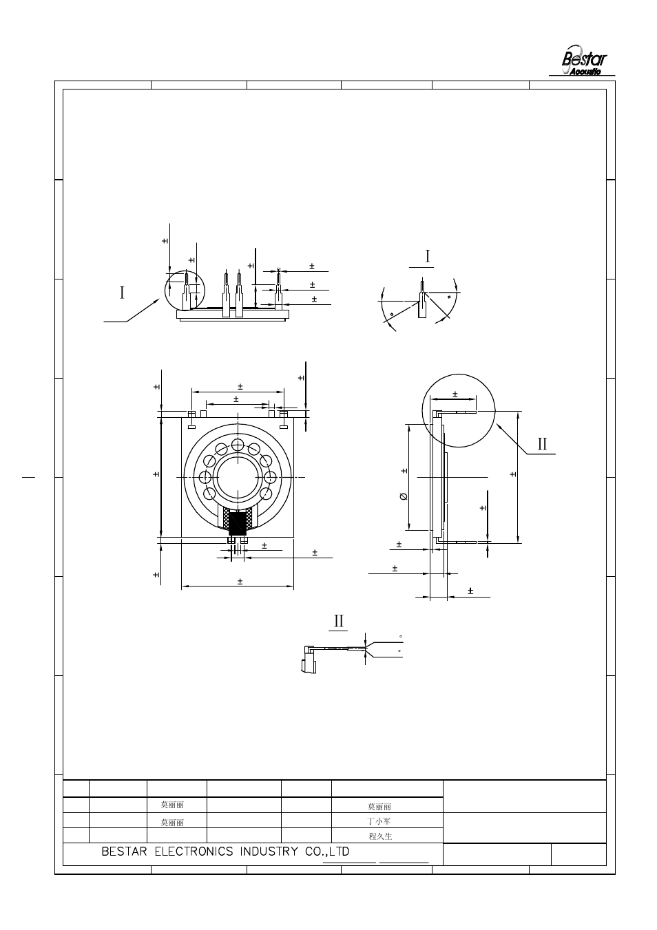 Dimension | BeStar BMS36016PC_W FR3_MG3-HT LF User Manual | Page 3 / 6