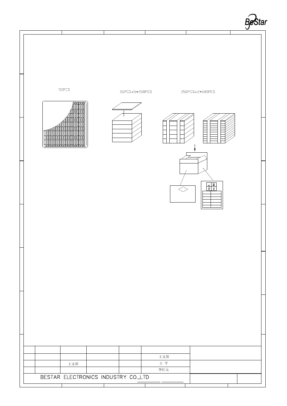 Packing, Speaker, Bls3040-box lf | BeStar BLS3040-BOX LF User Manual | Page 5 / 6