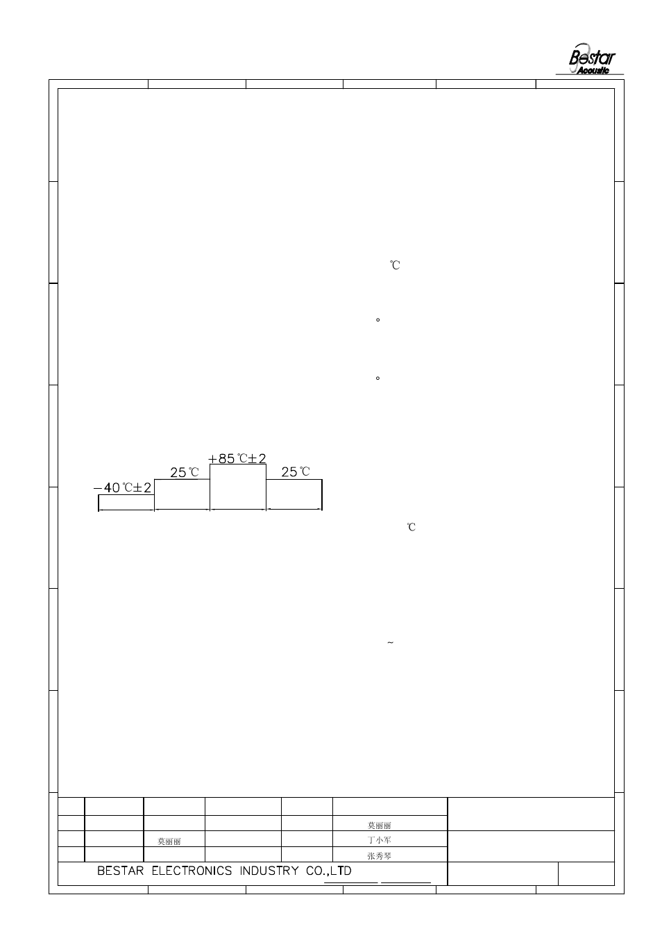 Bdt4308-lf, Reliability test, 50 cycles | 30min ℃ 1h | BeStar BDT4308 LF User Manual | Page 5 / 7