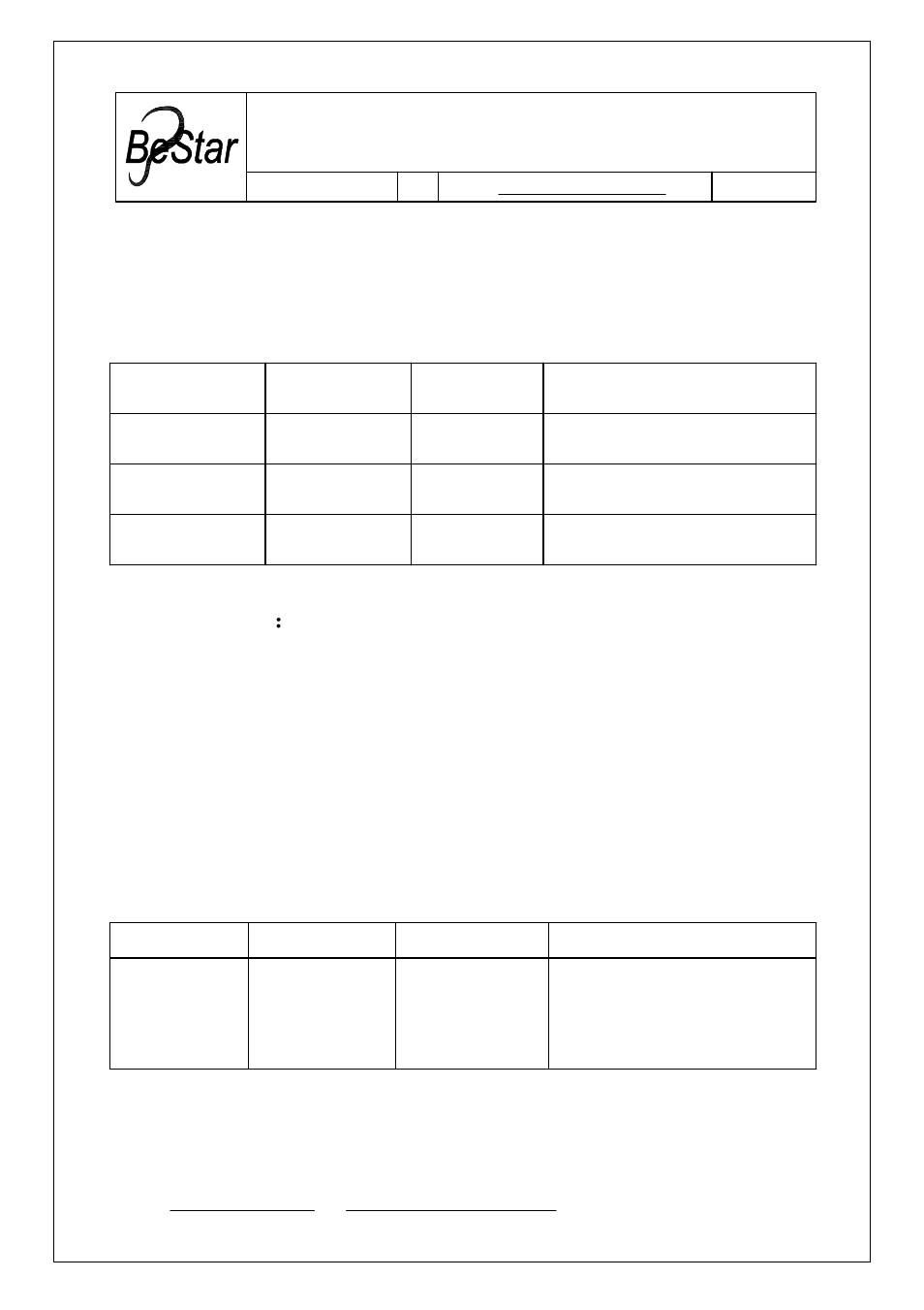BeStar SMS1010-08H04 LF User Manual | 9 pages
