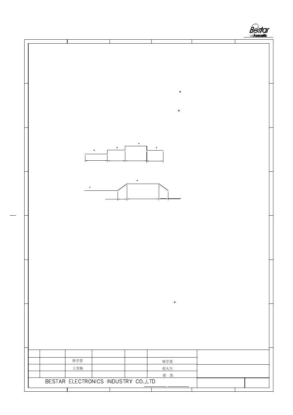 Reliability test, 3 temperature cycle test, Transducer | 30min, 15min | BeStar BMT1212XH7.5LF User Manual | Page 4 / 6