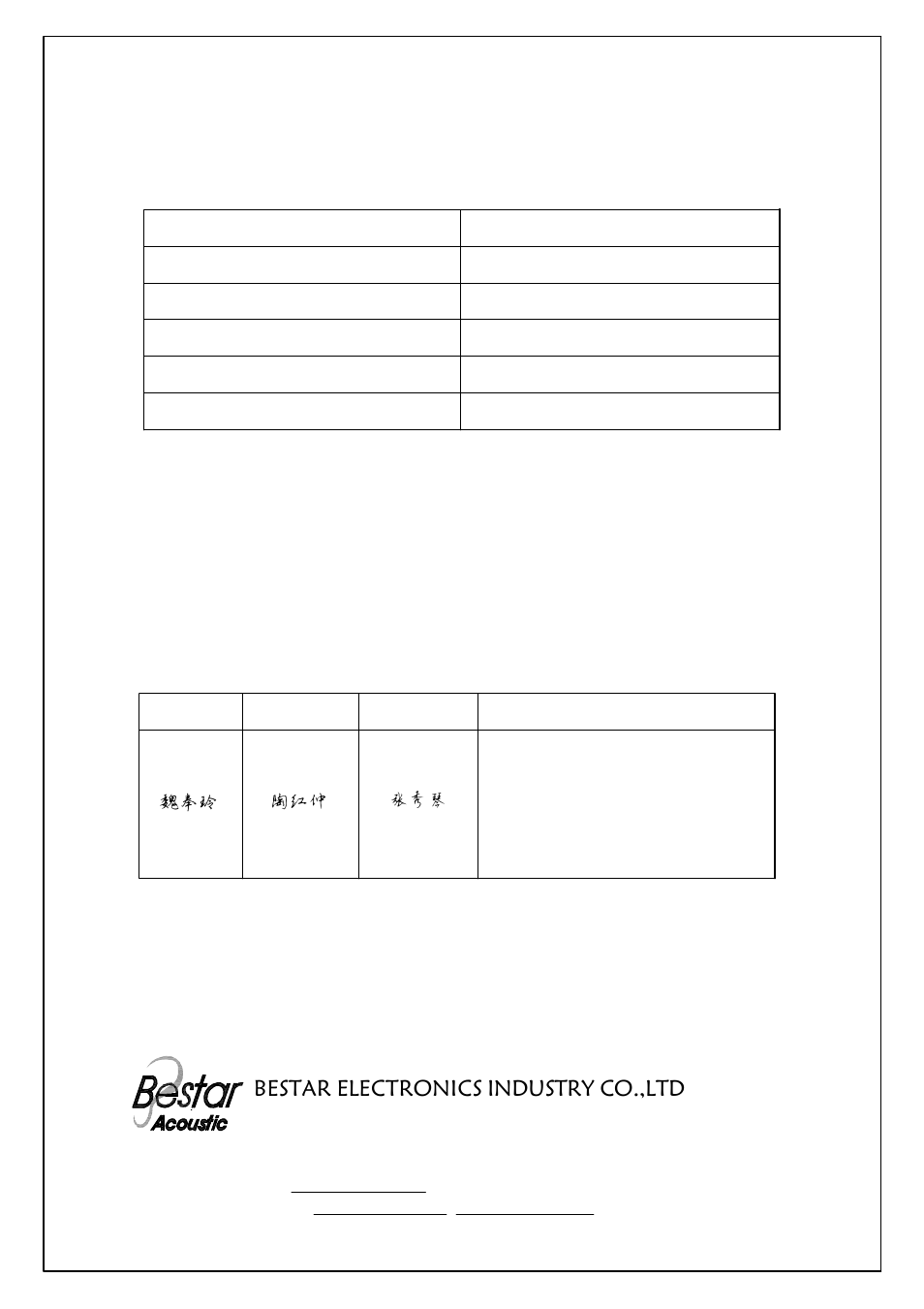 BeStar SMT1212-12XH10-01 LF User Manual | 8 pages